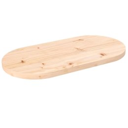 Blat stołu, 70x35x2,5 cm, lite drewno sosnowe, owalny Lumarko!