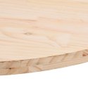 Blat stołu, 70x35x2,5 cm, lite drewno sosnowe, owalny Lumarko!