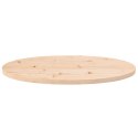 VidaXL Blat stołu, 80x40x2,5 cm, lite drewno sosnowe, owalny