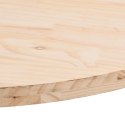 Blat stołu, 80x40x2,5 cm, lite drewno sosnowe, owalny Lumarko!