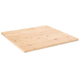 VidaXL Blat stołu, 80x80x2,5 cm, lite drewno sosnowe, kwadratowy