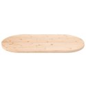 Blat stołu, 90x45x2,5 cm, lite drewno sosnowe, owalny Lumarko!
