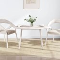 VidaXL Blat stołu, biały, 100x50x2,5 cm, lite drewno sosnowe, owalny