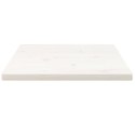 VidaXL Blat stołu, biały, 50x50x2,5cm, lite drewno sosnowe, kwadratowy