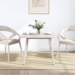 Blat stołu, biały, 90x90x2,5cm, lite drewno sosnowe, kwadratowy Lumarko!