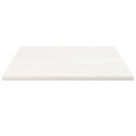VidaXL Blat stołu, biały, 90x90x2,5cm, lite drewno sosnowe, kwadratowy