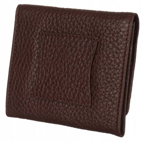 Skórzana Portmonetka Na Zatrzask Lumarko!