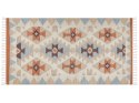 Dywan bawełniany kilim 80 x 150 cm wielokolorowy DILIJAN Lumarko!