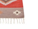 Dywan bawełniany kilim 80 x 150 cm wielokolorowy LORUT Lumarko!