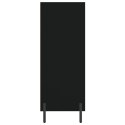 VidaXL Regał, czarny, 69,5x32,5x90 cm, materiał drewnopochodny