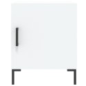 VidaXL Szafka nocna, biała, 40x40x50 cm, materiał drewnopochodny
