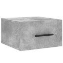Wisząca szafka nocna, szarość betonu, 35x35x20 cm Lumarko!