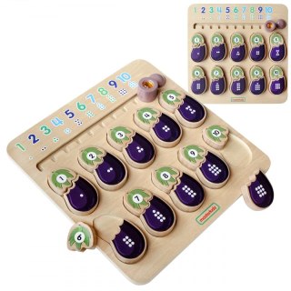 MASTERKIDZ Tablica Edukacyjna Bakłażan Nauka Liczb Montessori Lumarko!