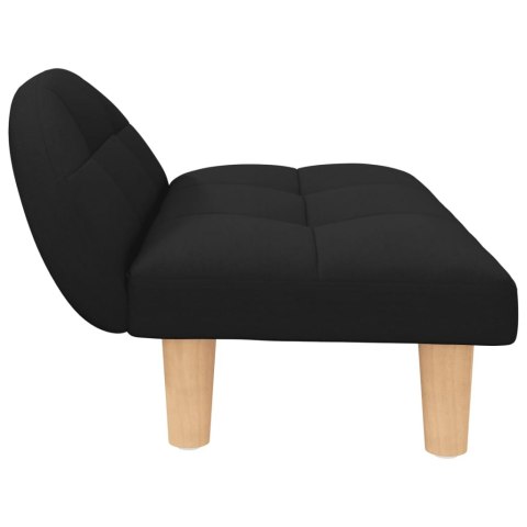 VidaXL Legowisko dla psa, czarne, 70x52x30 cm, obite tkaniną