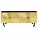 Szafka pod TV, 110x30x45 cm, lite drewno mango Lumarko!