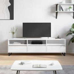 VidaXL Szafka pod TV, biała, 150x30x44,5 cm, materiał drewnopochodny