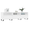 VidaXL Szafka pod TV, biała, 150x30x44,5 cm, materiał drewnopochodny