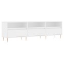 VidaXL Szafka pod TV, biała, 150x30x44,5 cm, materiał drewnopochodny