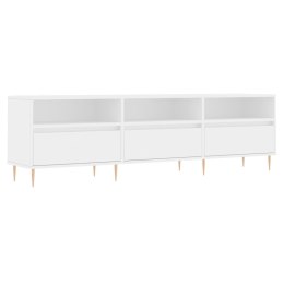 VidaXL Szafka pod TV, biała, 150x30x44,5 cm, materiał drewnopochodny