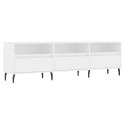 VidaXL Szafka pod TV, biała, 150x30x44,5 cm, materiał drewnopochodny