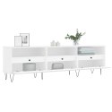 VidaXL Szafka pod TV, biała, 150x30x44,5 cm, materiał drewnopochodny