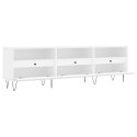 VidaXL Szafka pod TV, biała, 150x30x44,5 cm, materiał drewnopochodny