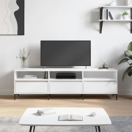 VidaXL Szafka pod TV, biała, 150x30x44,5 cm, materiał drewnopochodny