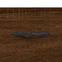 Szafka nocna, brązowy dąb, 40x40x66 cm, materiał drewnopochodny Lumarko!