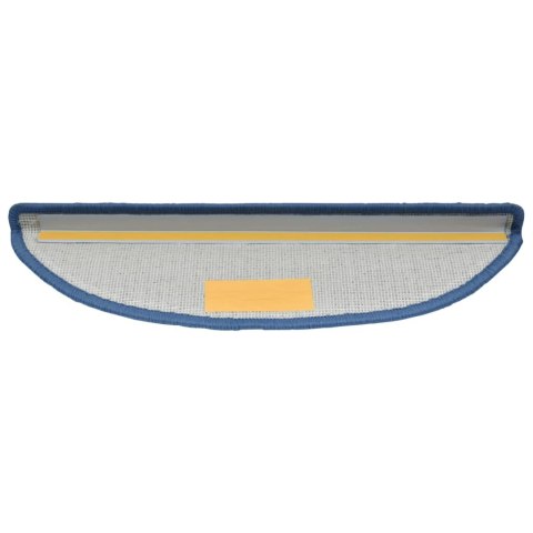 VidaXL Nakładki na schody, 15 szt., 65 x 24 x 4 cm, niebieskie