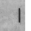 VidaXL Wysoka szafka, szarość betonu, 69,5x31x115 cm