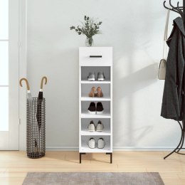 Szafka na buty, biała, 30x35x105 cm, materiał drewnopochodny Lumarko!