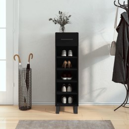 Szafka na buty, czarna, 30x35x105 cm, materiał drewnopochodny Lumarko!