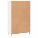 VidaXL Wysoka szafka, biała, 69,5x31x115 cm, materiał drewnopochodny