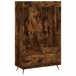 Wysoka szafka, przydymiony dąb, 69,5x31x115 cm Lumarko!