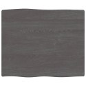 VidaXL Blat do biurka, ciemnoszary, 60x50x2 cm, malowane drewno dębowe