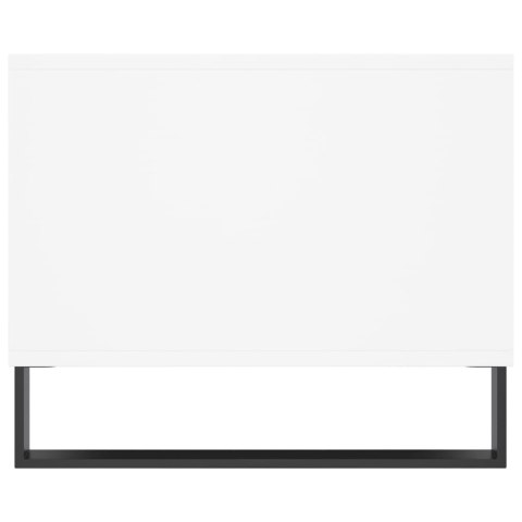 VidaXL Stolik kawowy, biały, 90x50x40 cm, materiał drewnopochodny