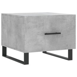 Stolik kawowy, szarość betonu, 50x50x40 cm Lumarko!