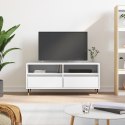 Szafka pod TV, biała, 100x34,5x44,5 cm, materiał drewnopochodny Lumarko!