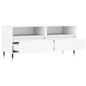 Szafka pod TV, biała, 100x34,5x44,5 cm, materiał drewnopochodny Lumarko!