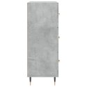 VidaXL Szafka, szarość betonu, 69,5x34x90 cm, materiał drewnopochodny