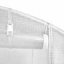 VidaXL Szklarnia ze stalową ramą, biała, 4 m², 2x2x2 m