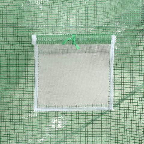 Szklarnia ze stalową ramą, zielona, 10 m², 5x2x2,3 m