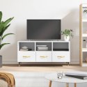 Szafka pod TV, biała, 102x36x50 cm, materiał drewnopochodny Lumarko!