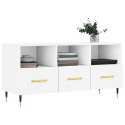 Szafka pod TV, biała, 102x36x50 cm, materiał drewnopochodny Lumarko!
