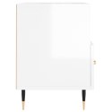 VidaXL Szafka pod TV, biała, wysoki połysk, 80x36x50 cm