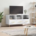 VidaXL Szafka pod TV, biała, 102x36x50 cm, materiał drewnopochodny