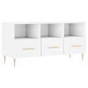 VidaXL Szafka pod TV, biała, 102x36x50 cm, materiał drewnopochodny