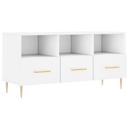 VidaXL Szafka pod TV, biała, 102x36x50 cm, materiał drewnopochodny