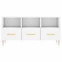 VidaXL Szafka pod TV, biała, 102x36x50 cm, materiał drewnopochodny