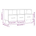 VidaXL Szafka pod TV, biała, 102x36x50 cm, materiał drewnopochodny
